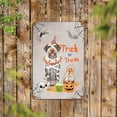 thumbnail image 2 of Trick or Treat Wirehaired Pointing Griffon Mummy Cosplay Pumpkin Candy Basket Vertical Metal Aluminum Sign Dog Lover Wall Art Home Decor - 12016, 2 of 5