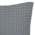 thumbnail image 5 of Mainstays Waffle Knit Pillow, 18" x 18", Gray, 5 of 8