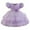 Purple-05, variant on Flower Girls Applique Tulle Dress Cute Star Print Wedding Princess Dresses Birthday Party Pageant Prom Ball Gown
