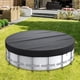 thumbnail image 1 of Tapa redonda para piscina, lona de fácil instalación, tapa para piscina sobre el suelo para bañera 10 pies Sharpla Tapa de piscina, 1 of 8