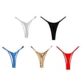 thumbnail image 4 of Womens T-Shaped Panties Clothes Lingerie Adjustable Thin Thong Low Waist Bikinis Bottom Underwear Low Rise Thong, 4 of 8