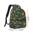 thumbnail image 2 of Yiaed Christmas Gift Print School Backpack College Backpack Daypacks for Students High School Spacious and Durable Daypack for Work and Travel-One Size, 2 of 6