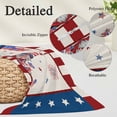 thumbnail image 2 of Independence Day Pillow Covers, Linen Long Throw Pillow Case, US Flag Gnomes Star Striped Burlap Holiday Pillow Protector Decorative Cushion Cover for Living Room/Bedroom 20" x 36", 2 of 8