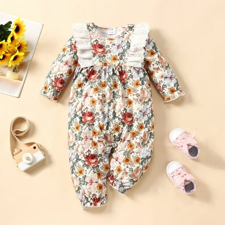 

Aayomet Baby Bodysuit Winter Baby Girl Boy Sweatshirt Romper Solid Color Checks Textured Long Sleeve Snaps Jumpsuit for Toddlers 0-24 Months White 12-18 Months