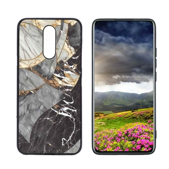 Compatible with Harmony 3 Phone Case, Marble-Custom32 Case Men Women, Flexible Silicone Shockproof Case for Harmony 3