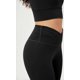 thumbnail image 3 of Leggings de yoga con cintura cruzada para mujer con bolsillo interior, fruncidos de 58,4 cm, 63,5 cm y 71 cm, 3 of 5