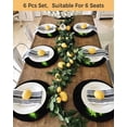 thumbnail image 4 of 15 Inch Round Placemats Set of 6, Dragon Flames Non Slip Heat Insulation PP Table Mats, Green Dragons Abstract Modern Art Washable Place Mats for Kitchen Dining Party Table Decor, 4 of 7