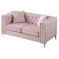 thumbnail image 2 of Glory Furniture Paige Loveseat in Pink Color, 2 of 5
