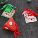 thumbnail image 3 of juego de cajas de regalo de chocolate con forma de pirámide de Papá Noel y rayas para fiesta de Navidad (rojas), 3 of 7