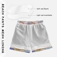 thumbnail image 3 of FORMRS Boys Swim Trunks Quick Dry Mesh Liner Boardshorts Sizes XS-XL, Elegant Marble Pattern, 3 of 7