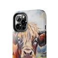 thumbnail image 5 of Cute iPhone Cases - Highland Harmony: Robust Rocky Mountain-Inspired Tough iPhone Case Featuring an Expressionism Fresco Highland Cow, Farm, 5 of 6