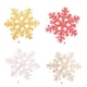 thumbnail image 4 of Billuyoard De copos de nieve de Navidad, escaparate de chimenea, colgante decorativo, decoración de ambientes, decoración artesanal para interiores y Kits de decoración para fiestas Oro Billuyoard HA069943-01, 4 of 6