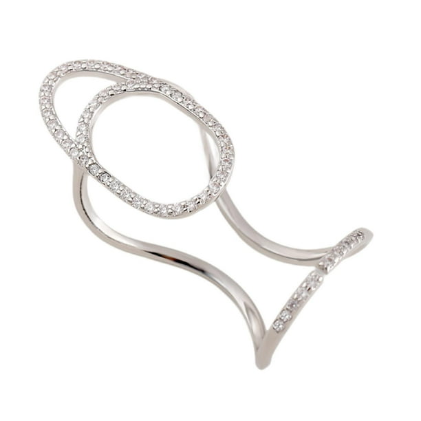 Anillo para uñas reutilizable y ajustable, con apertura desmontable. Estilo B