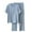 Blue, variant on Elainilye Fashion Pajama Sets for Women 2 Piece Homewear Pocket Shorts Sleeve Pants Pajamas Sleepwear Homewear,Blue
