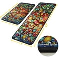 thumbnail image 3 of Kitchen Mat Tree Kitchen Mats for Floor 2 Piece, Colorful Rug Anti Fatigue Floor Mat for Kitchen,Kitchen Floor Mat for in Front of Sink and Kitchen Matt for Standing for Kitchen Decor, 3 of 6