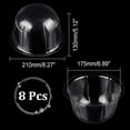 thumbnail image 2 of 8Pcs Plastic Hat Display Rack Transparent 57mm Round Top Hat Stand Top Hat Shaping Holder Hat Cap Rack for DIY Home Shop Bedroom Organization, 2 of 9