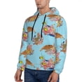 thumbnail image 3 of Daiia Turtles And Corals for Men's Fashion Hoodies & Sweatshirts with Kangaroo Pocket Hooded Sweatshirt Breathable & Moisture Wicking-Small, 3 of 7
