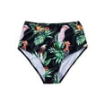 thumbnail image 3 of Women's High Waist Bikini Tankini Bottoms Swim Briefs Swimwear Pants Plus Size, 3 of 5