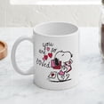 thumbnail image 3 of CafePress - Snoopy You Are So Loved Mug - 11 oz Ceramic Mug - Novelty Coffee Tea Cup, 3 of 3