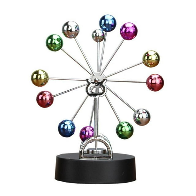 Newtons Cradle Pendulum, Perpetuum Mobile Ferris Wheel Balance, Physics Science Entertainment Decoration For O Desk Balance