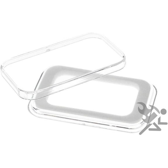 OnFireGuy Air-Tite 1/2oz Silver Bar White Ring Capsule Holders Qty: 10