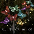 thumbnail image 5 of Qocolhg Solar Lights Outdoor Waterproof, Outdoor Solar Lights Butterflies Shaped Solar Garden Lights Waterproofing Outdoor Decoration Garden Lawns Solar Lights, 5 of 9