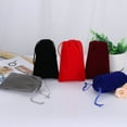 thumbnail image 1 of Flannel drawstring bag jewelry jewelry small cloth bag tarot drawstring storage bag, 1 of 4