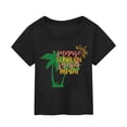thumbnail image 2 of Hienoo Infant Girls Tee Shirt Hawaii Short Sleeve T Shirt Loose Leisure T-Shirt, 2 of 3