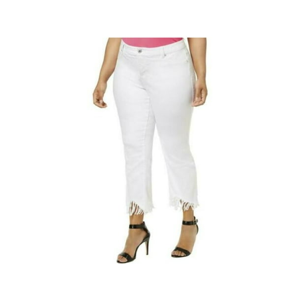 white straight leg pants womens