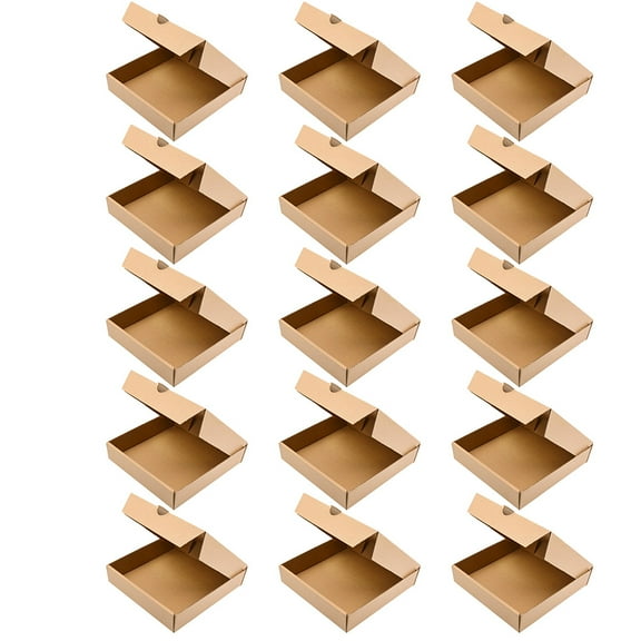 FRCOLOR 15pcs Restaurant Pizza Boxes Keeps Pizza Thicken Pizza Wrapping Box