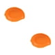 thumbnail image 2 of Yuarrent Bandeja para aperitivos, para dulces, cesta de frutas, hoja de tamaño compacto, accesorios multifuncionales para fiestas, decoración, Naranja 2Conjunto, 2 of 6