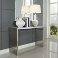 thumbnail image 2 of Jimco Modway Gridiron Console Table, Silver, 2 of 4