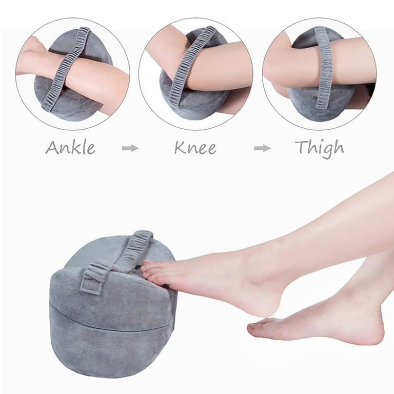 Cruchlorent Sleeping - Technical Knee Pillow for Side Sleepers - Calibrated  Memory Foam Designed for Back, Hip, and Sciatic Pain Relief - Leg Pillows