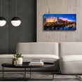 thumbnail image 3 of Epic Graffiti 'Moon Over Nashville' by Jonathan Ross, Canvas Wall Art, 40"x20", 3 of 8