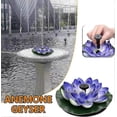 thumbnail image 5 of Flower Shape Solar Fountain Pump Panel & agrave; Water Birdbath Swimming Pool Fish Decor_Perfect Gift, 5 of 5