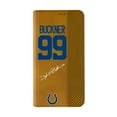 thumbnail image 2 of Keyscaper DeForest Buckner Brown Indianapolis Colts Folio iPhone Case, 2 of 7
