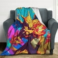thumbnail image 4 of Pokemon Charizard Throw Blanket Cute Flannel for Boys Girls Men Women, 4 of 7