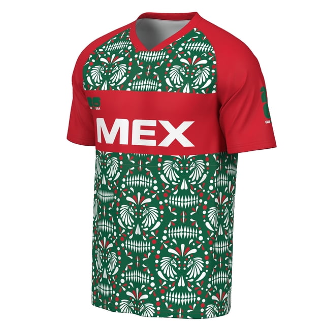 Camiseta de fútbol sublimada para hombre de la Copa Mundial de la FIFA 2026 de Outerstuff, México, c
