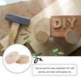 thumbnail image 2 of Wooden Wheels for Crafts Beige Color Perfect for DIY Projects and Kids Activities 20 Pieces, 2 of 8