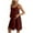 Burgundy, variant on ZACPNCV Womens Sleeveless Nursing Dress Summer Breastfeeding Dresses Adjustable Strap Maternity Clothes Green S