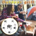 thumbnail image 2 of Jinsinto Grill en Acier Inoxydable Extérieur, Levage Réglable, Grill Pliant, Grill Portable (Maille Enntée), 2 of 5