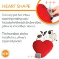thumbnail image 4 of K&H Pet Products Mother's Heartbeat Calming Dog Toy Heart Pillow Red Small Breed Heartbeat 6 Inch, 4 of 9