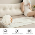 thumbnail image 6 of Lovote Wedge Headboard Reading Pillow 59" x 15.7" x 4.7" Triangular Bolster Backrest Support Cushion for Bed, Sofa, Daybed, White, 6 of 6