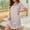 Gray, variant on Lutiedan Nightgowns for Women Short Sleeve Crew Neck Short Nightshirt Summer Soft Cooling Pajamas Dress Casual Sleepwear