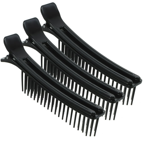 Raindrops Hair Volumizing Clips Plastic Lifted Hair Men Professional Salon Use 3pcs