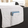 thumbnail image 3 of SureFit Heirloom, 100% Cotton, Chair Cover Furniture Protector with Arm Protectors, 1 Piece, White, 3 of 7