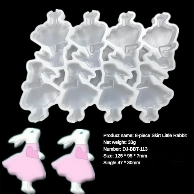 Hollow Heart Shape Silicone Lollipop Molds Easter Bunny Rabbit Snowmen Chocolate Candy Cheese Mould Cake Decorating Tools