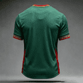 thumbnail image 4 of Mexico 2026 Soccer Cup Fan Jersey for Men, V-Neck Short Sleeve Supporter Shirt, Breathable Athletic Top for Match Day & Tailgate, 1 PC Turquoise L, 4 of 4