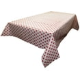 thumbnail image 2 of Cotton Tablecloth Stars Print Red on White, 2 of 2