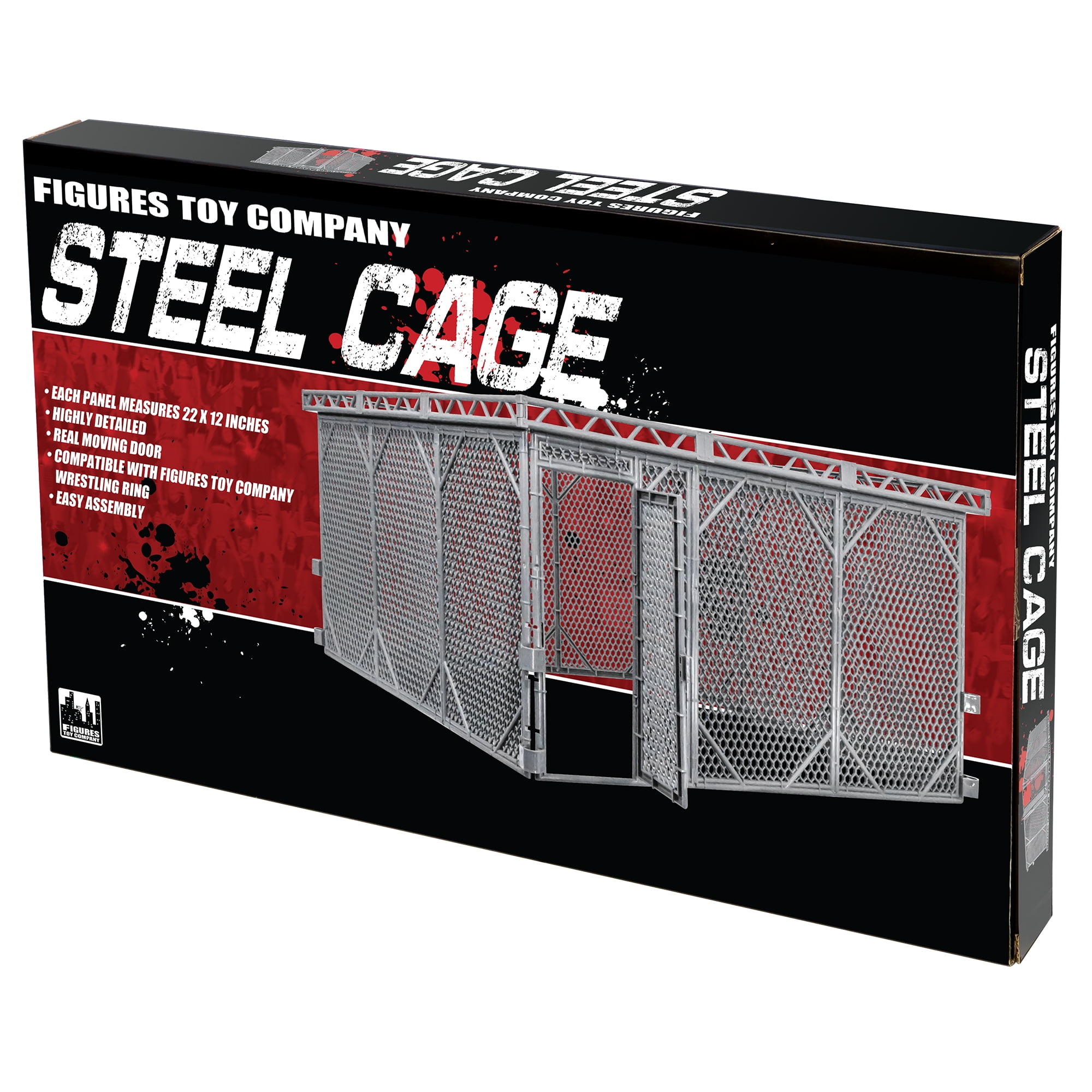 Wicked Cool Toys WWE Authentic Scale Steel Cage Match Wicked Cool Toys WWE Authentic Scale Steel Cage Match